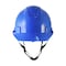 Ge Vented Full Brim Hard Hat, 4-Point Adjustable Ratchet Suspension, Blue GH326B - alternate 3